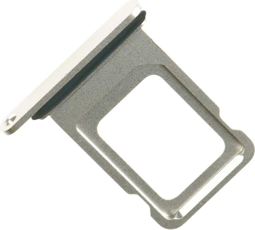 Simkarten Halter für iPhone 13, Weiß Silber Produktbild 