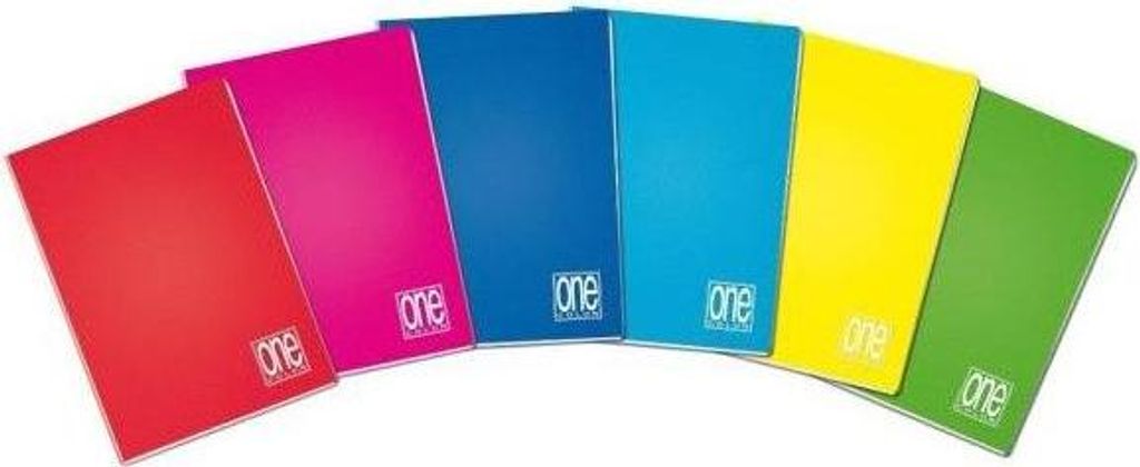 Blasetti One Color Notizbuch A4 21 Blätter Mehrfarbig