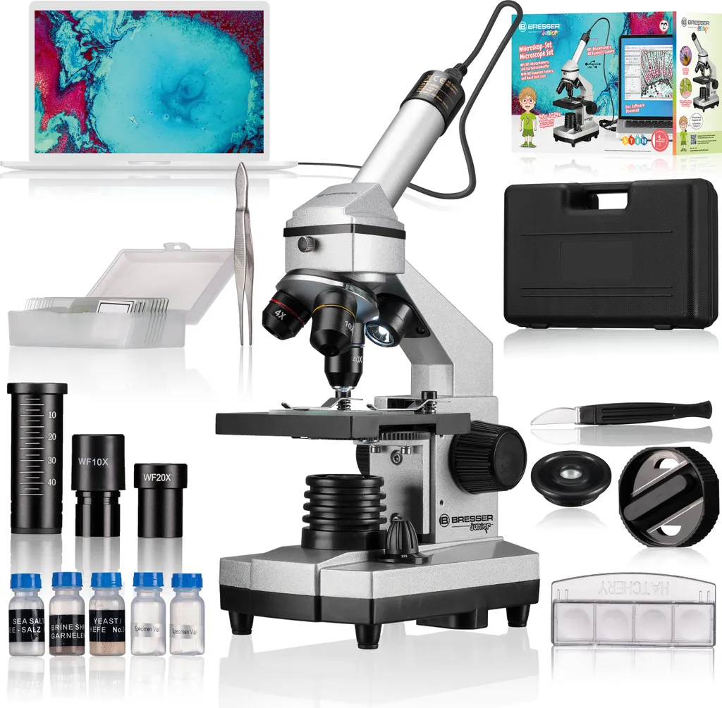 Microscope Bresser Junior pour enfant avec kit d'accessoires complet - 5