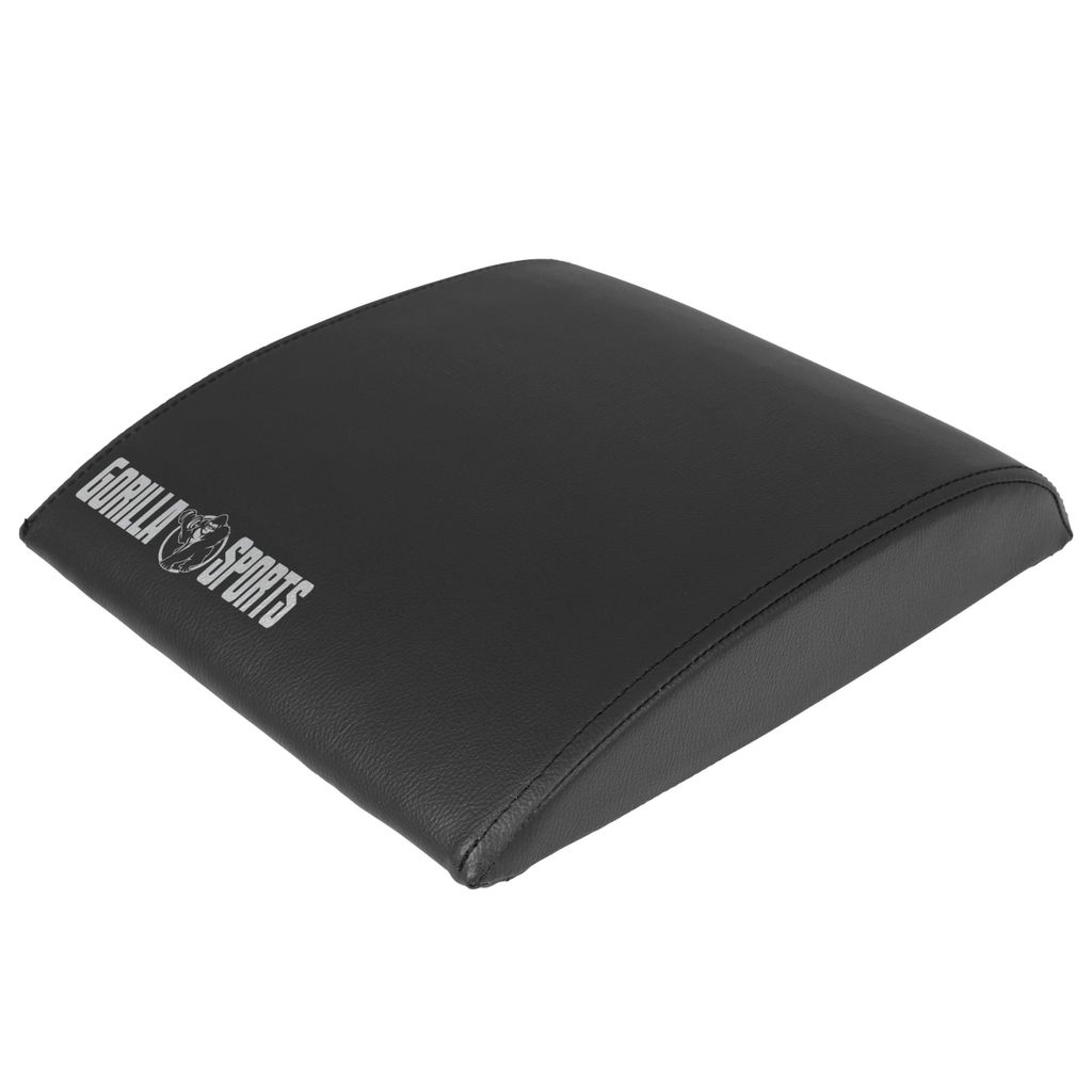 GORILLA SPORTS Bauchmatte - 40 x 21 x 6,4 cm, 600 g Gewicht, aus Schaumstoff, Schwarz - Sit Up Core, Sit-up-pad, Abmat, Ab Matte, Ab Crunch, Bauc...