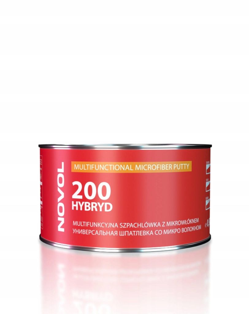 Novol 200 HYBRYD – Universalspachtel mit Glasfaser 1L mit Härter