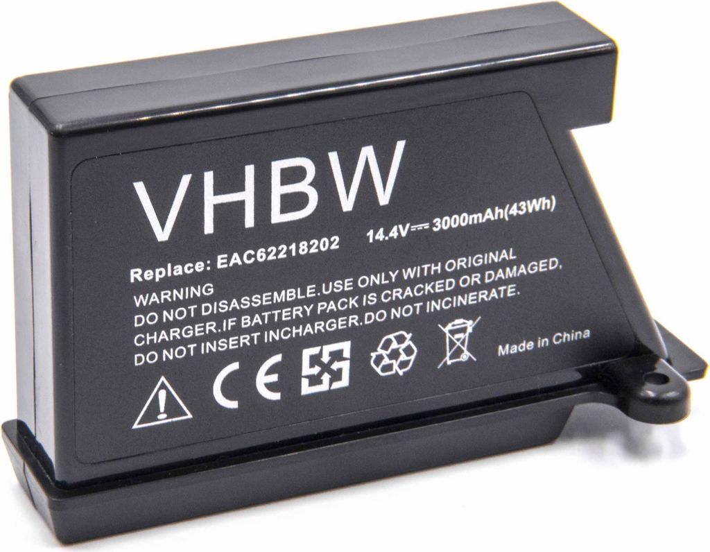 vhbw Akku kompatibel mit LG Hom-Bot VR5940, VR5940L, VR591, Produktbild 