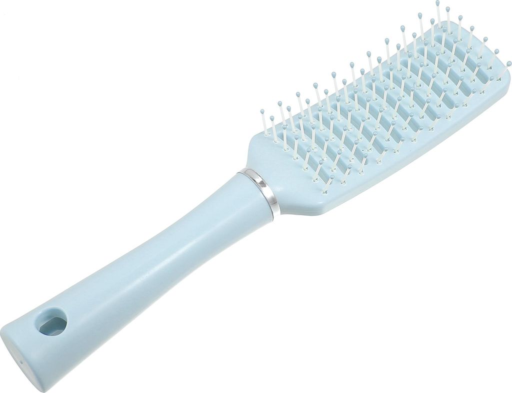 Haarbürste, Entwirrungsbürste für Damen und Herren, Haarbürste für glattes, lockiges, langes, kurzes, dickes, dünnes und trockenes Haar, blau...