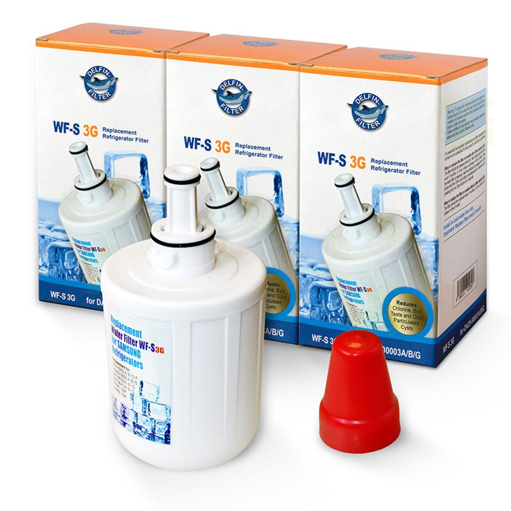 3x Samsung DA29-00003G/F kompatibler Kühlschrankfilter WF-S Delfin