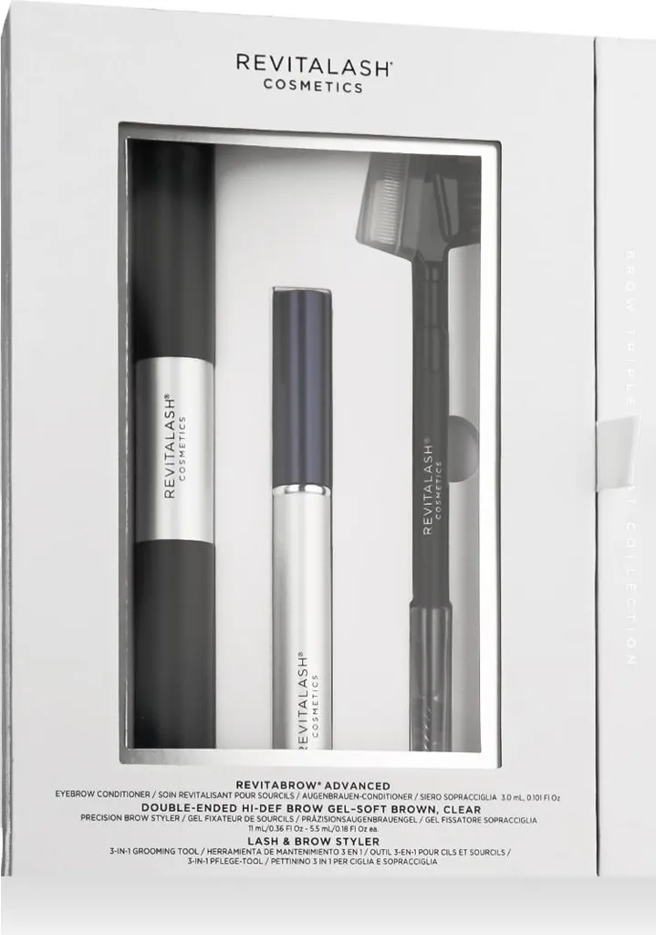 Soin Sourcils RevitaLash Brow Triple Threat Trio pour Volume et Définition