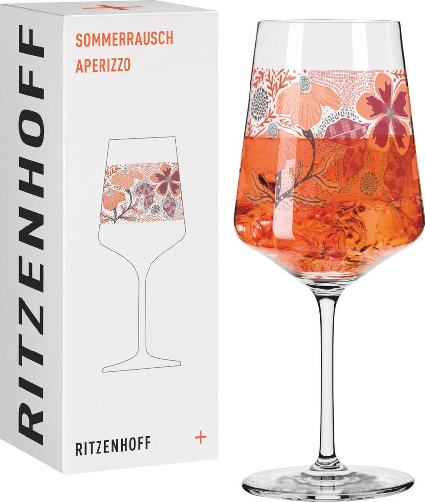 Ritzenhoff Aperitifglas Sommerrausch Aperizzo 025, J. Haness F25, Kristallglas, 544 ml, 2841021