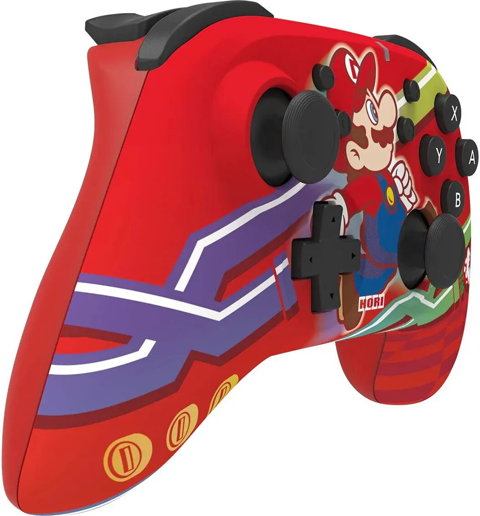 Manette HORIPAD Mario IML Switch - Fini la latence, jouez sans fil !