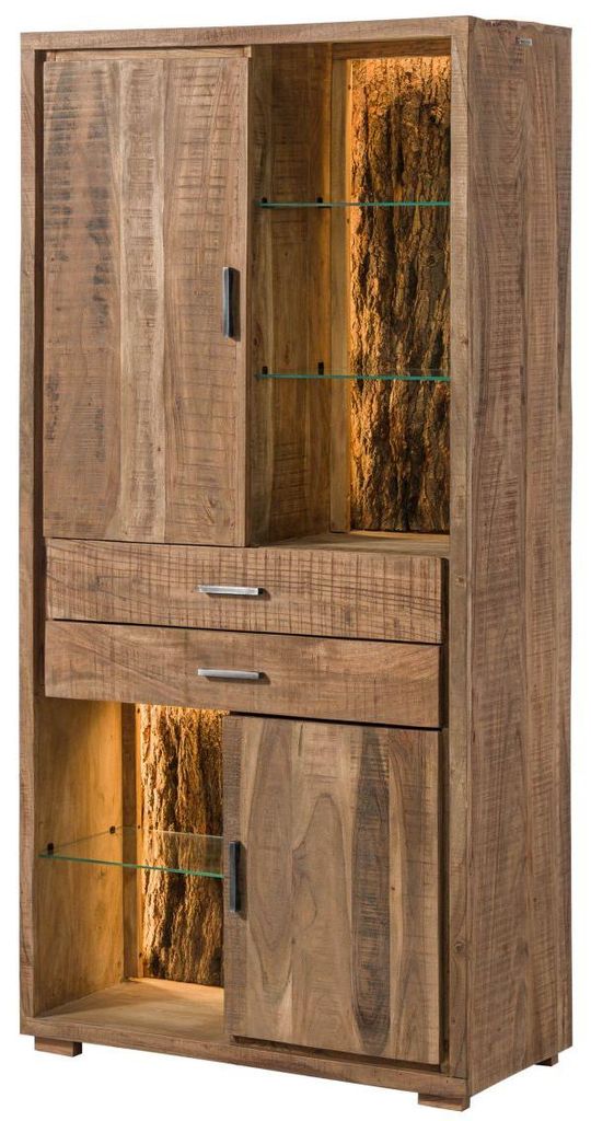 MASSIVMOEBEL24 | BARK #103 Credenza in legno di acacia Immagine del prodotto 
