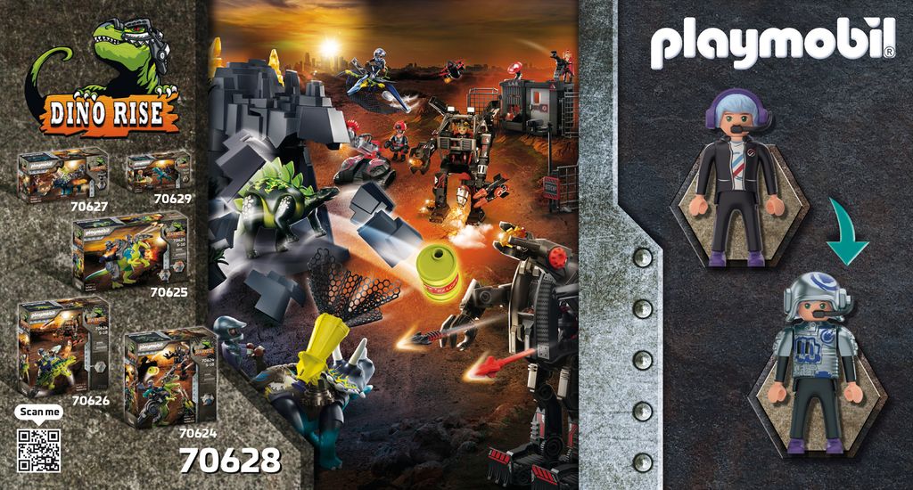 PLAYMOBIL Dino Rise 70628 Pteranodon: attacco dall'alto Immagine del prodotto 
