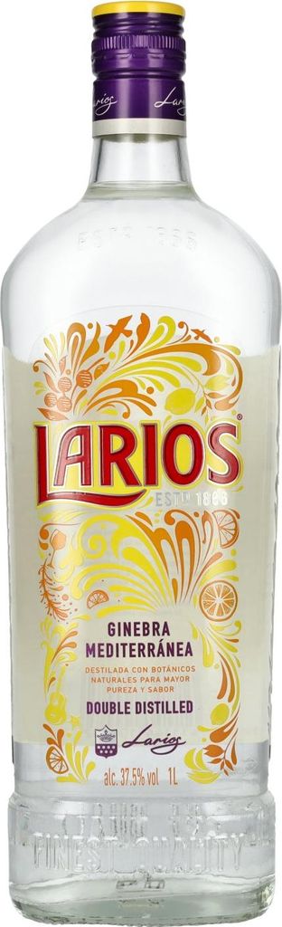 1 l di Larios London Dry Gin | 37,5 % vol | 1,0 l Immagine del prodotto 