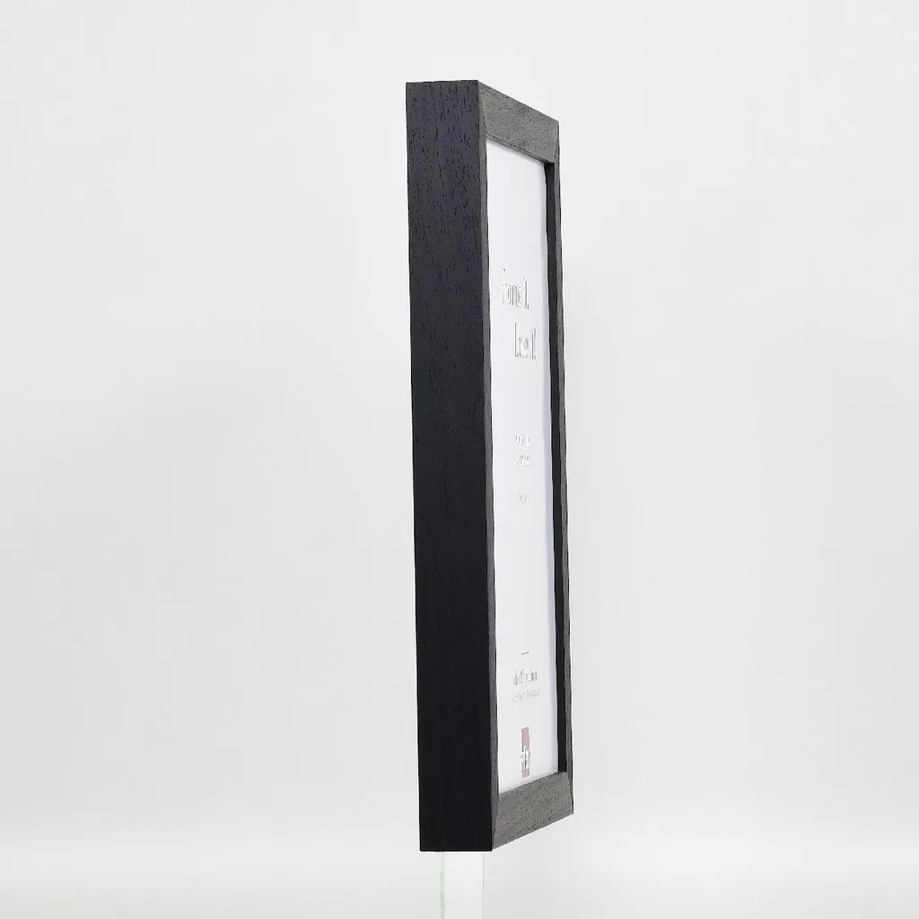 Specchio a parete profilo 55 nero 40x40 cm - Design moderno ed elegante - 8