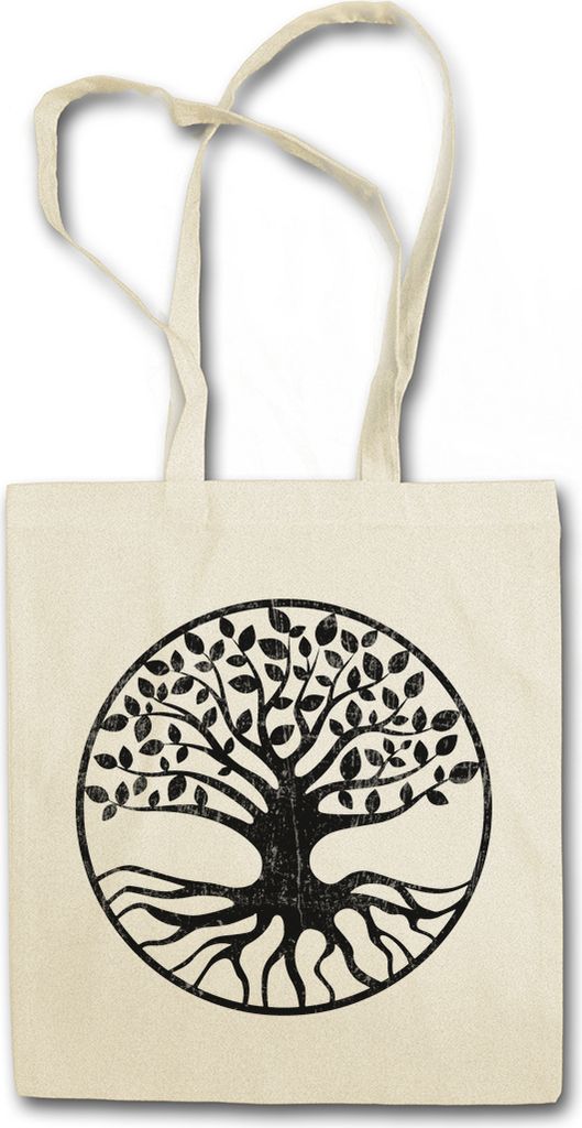 Urban Backwoods Yggdrasil V, Stofftasche, Farbe: Beige