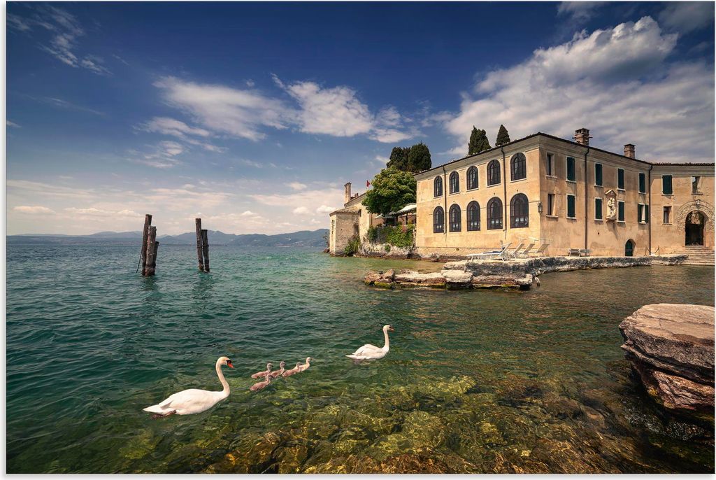 ARTland Wandbild Alu für Innen & Outdoor Heimkehr Größe: 30x20 cm