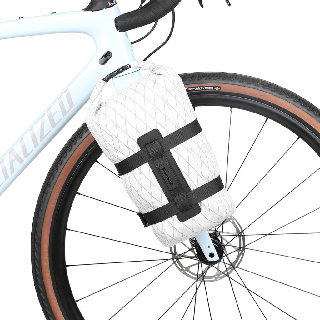 Fahrradtasche Rhinowalk - für Vorderradgabel BHD0013 weiß