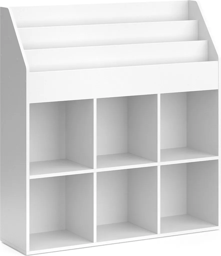 Étagère pour jouets enfant Vicco Luigi Blanc 107x114 cm Chambre Ordonnée