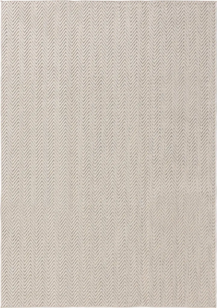 Tapis de Passage Intérieur et Extérieur Kano 80x150 cm Coloris Crème
