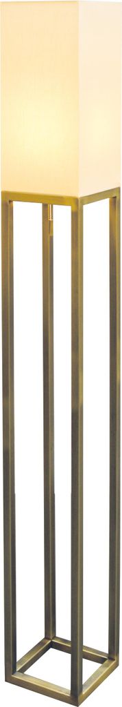 Näve Leuchten Stehleuchte ALFA mit E27 Stehleuchte ALFA mit E27 Stehleuchte - Stehleuchte h: 150cm beige "ALFA", Stehlampe im Klassik Stil, aus Me...