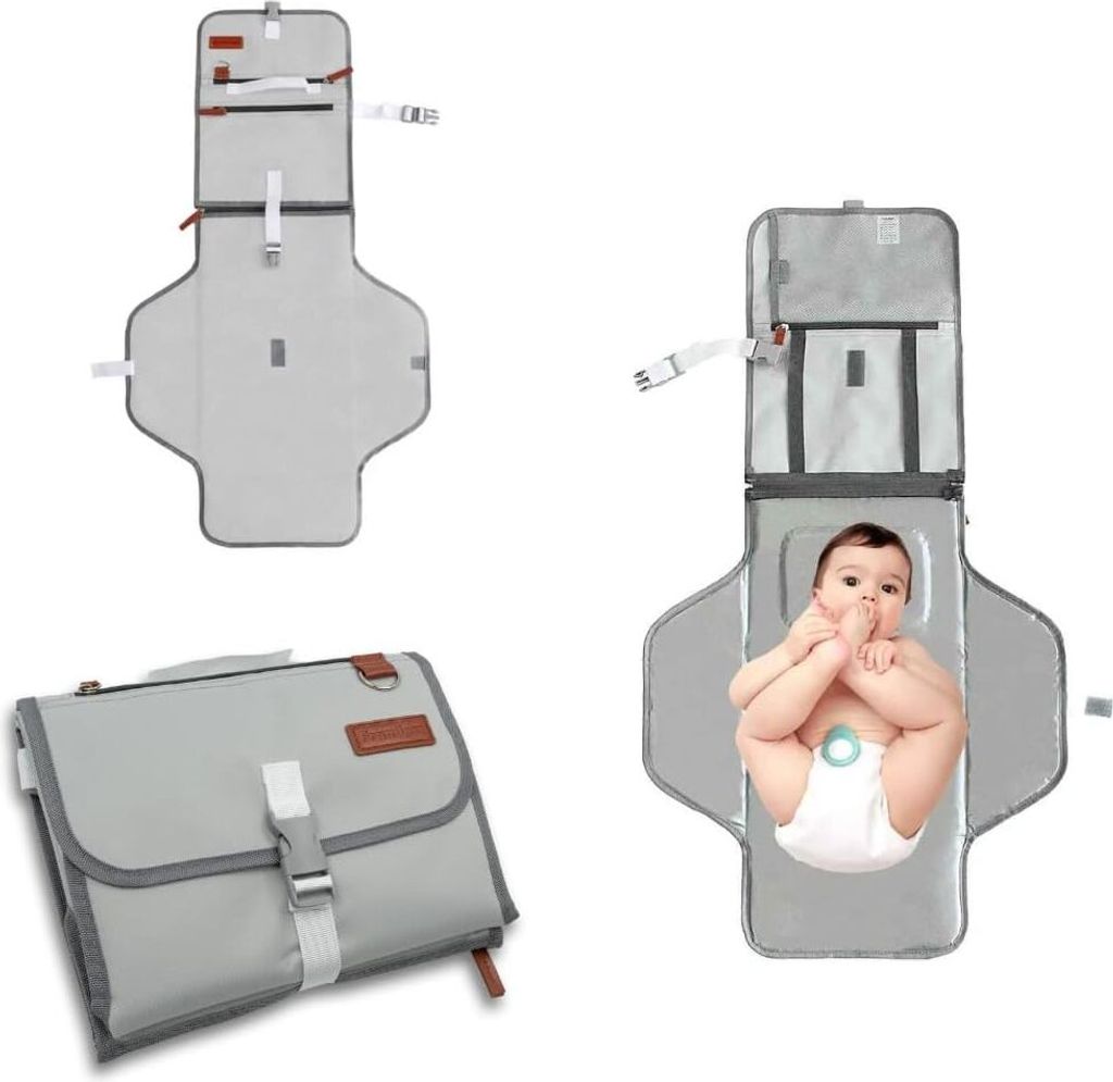 Baby Wickelauflage Faltbar wasserdicht 55 x 62cm Produktbild 