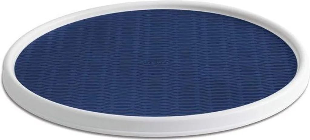 Organisateur rotatif de cuisine Lazy Susan 45cm antidérapant bicolore