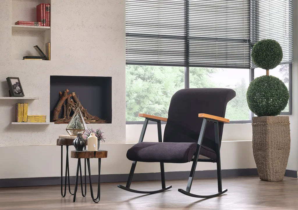 Chaise de bureau Hanah Home Yoka FTN1701 noir structure 100% métal