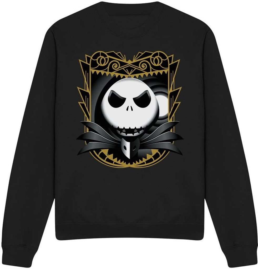 The Nightmare Before Christmas - Sweatshirt für Herren/Damen Uni TV5295 (M) (Schwarz)