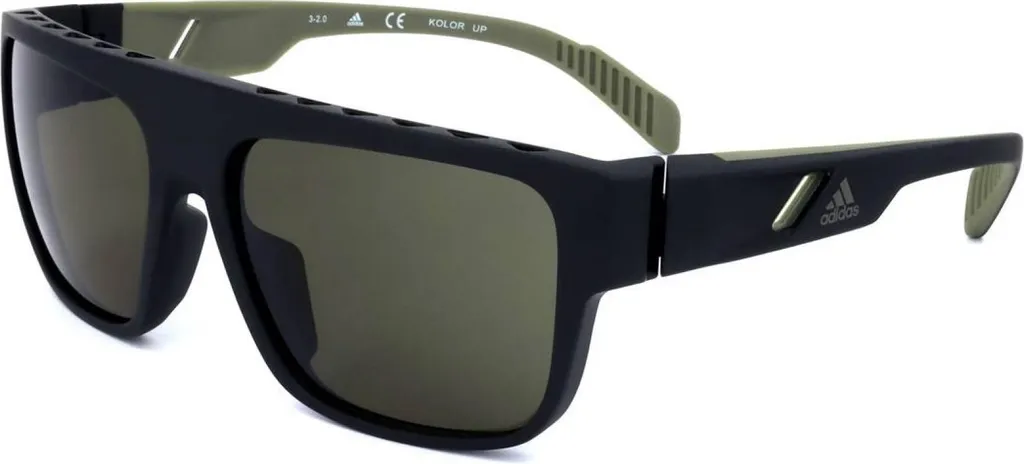 Adidas Sport SP0037 Lunettes de soleil noir mat monture ultra légère
