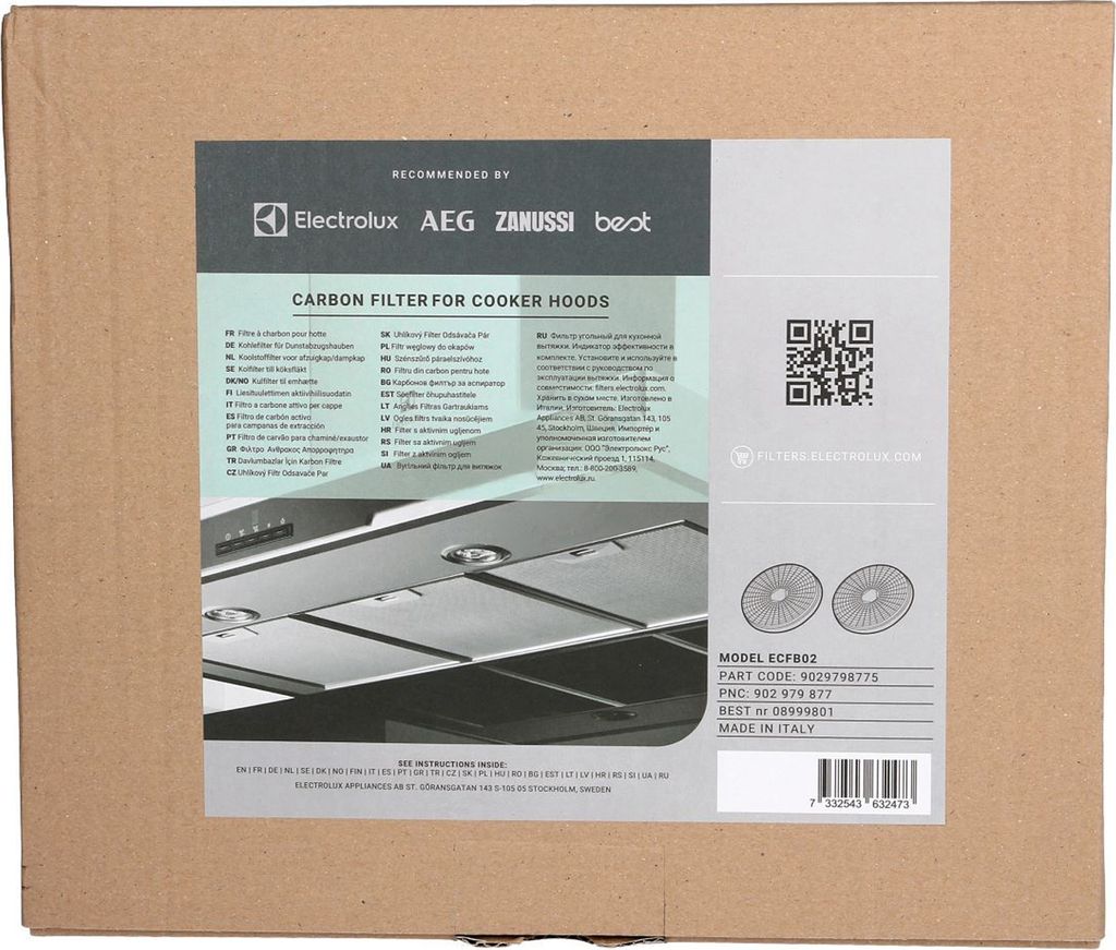 Zanussi ECFB02 Composant et accessoires pour hottes Image du produit 