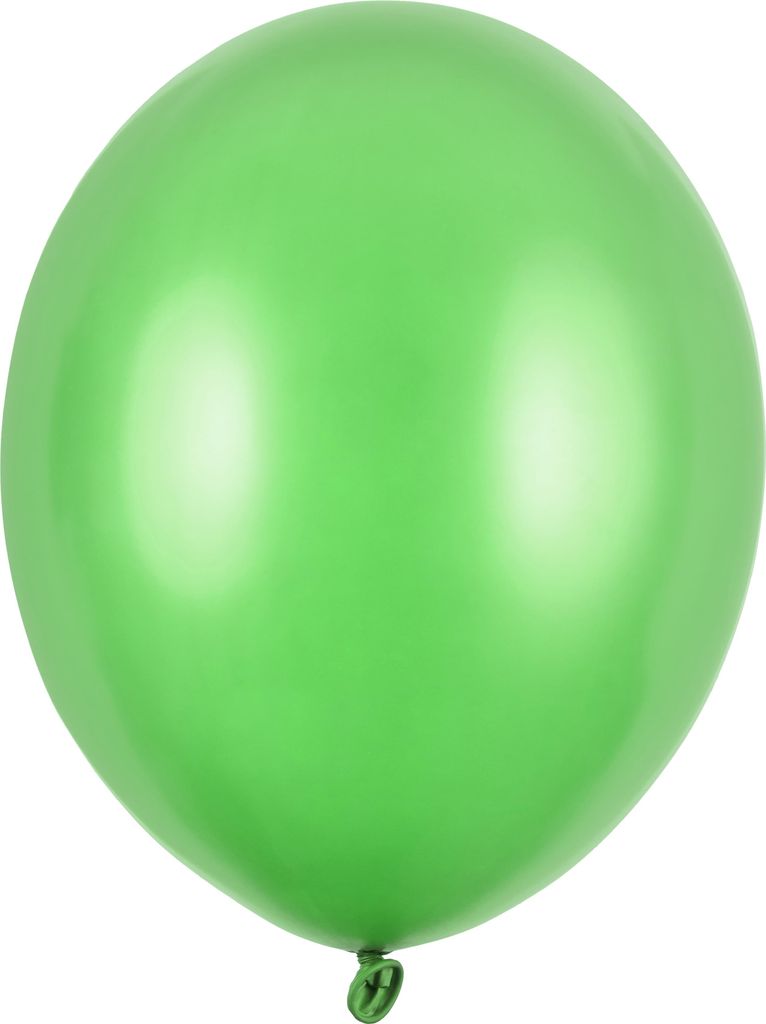 Strong Balloons 30cm, Metallic Bright Green (1 Packung / 10 Produktbild 