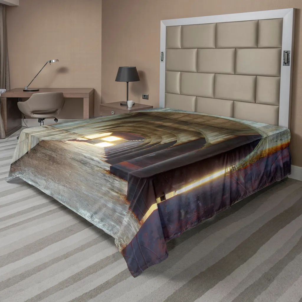 Lenzuolo Matrimoniale ABAKUHAUS 260x228 | Urban Design Viola/Marrone