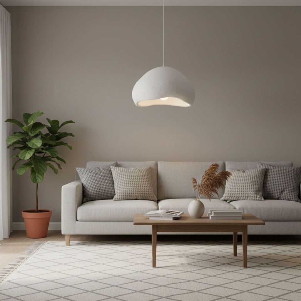 Opviq, lustre haut de gamme, structure en métal, abat-jour Image du produit 