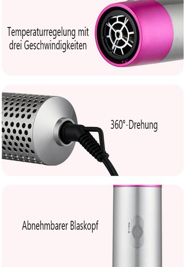 5 in 1 Airstyler Warmluftbürste Set Haarstyler Produktbild 3