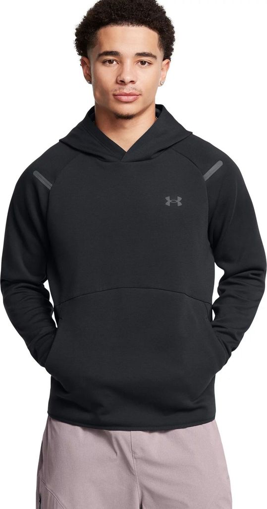 Under Armour Unstoppable Fleece Eu Kapuzenpullover Schwarz Produktbild 