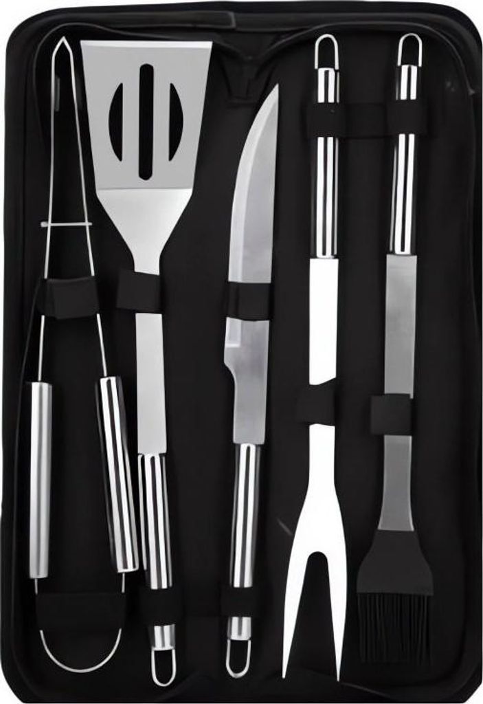 Set di posate per barbecue in una valigetta 6 in 1 Immagine del prodotto 