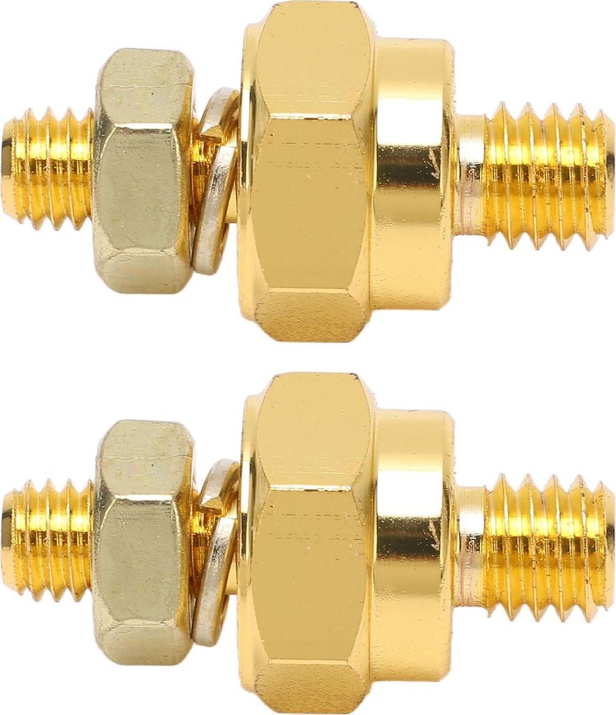 2 Stück Batterieklemmen-Adapter, Messing-Seitenpfosten-Ladesystem-Schraube
