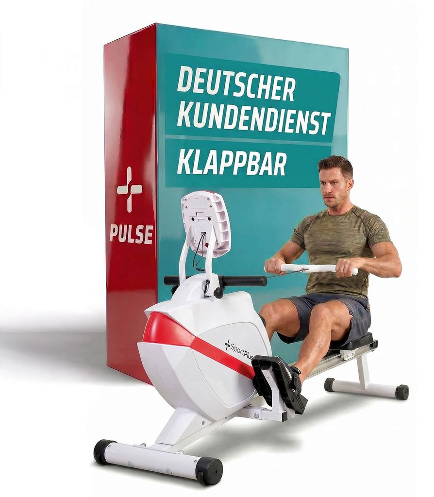 SportPlus I Rudergerät I für zuhause, Rudermaschine Produktbild 