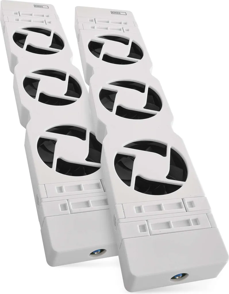 Ventilateur pour économiser le chauffage EMOS Duo : kit complet 2 pièces