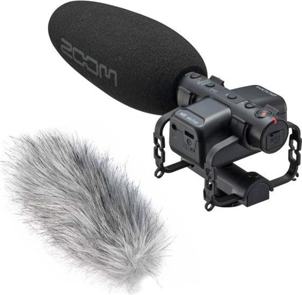 Zoom M3 MicTrak Stereo Audio Recorder mit Windschutz