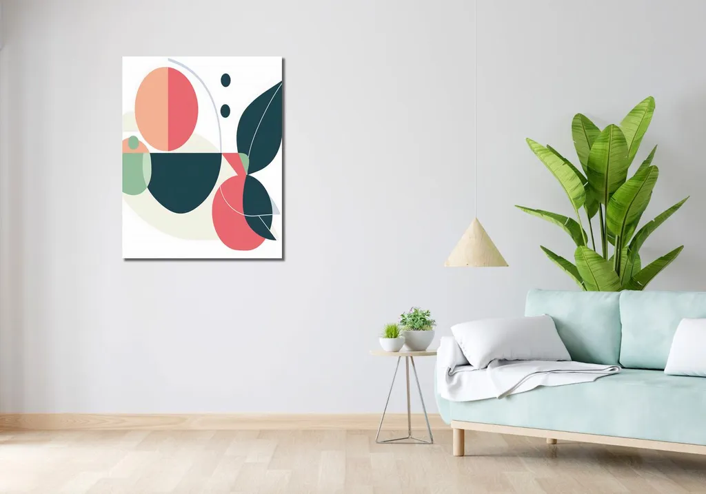 Image 70 x 90 cm Gestes chaleureux - Tableau Déco Murale Artistique