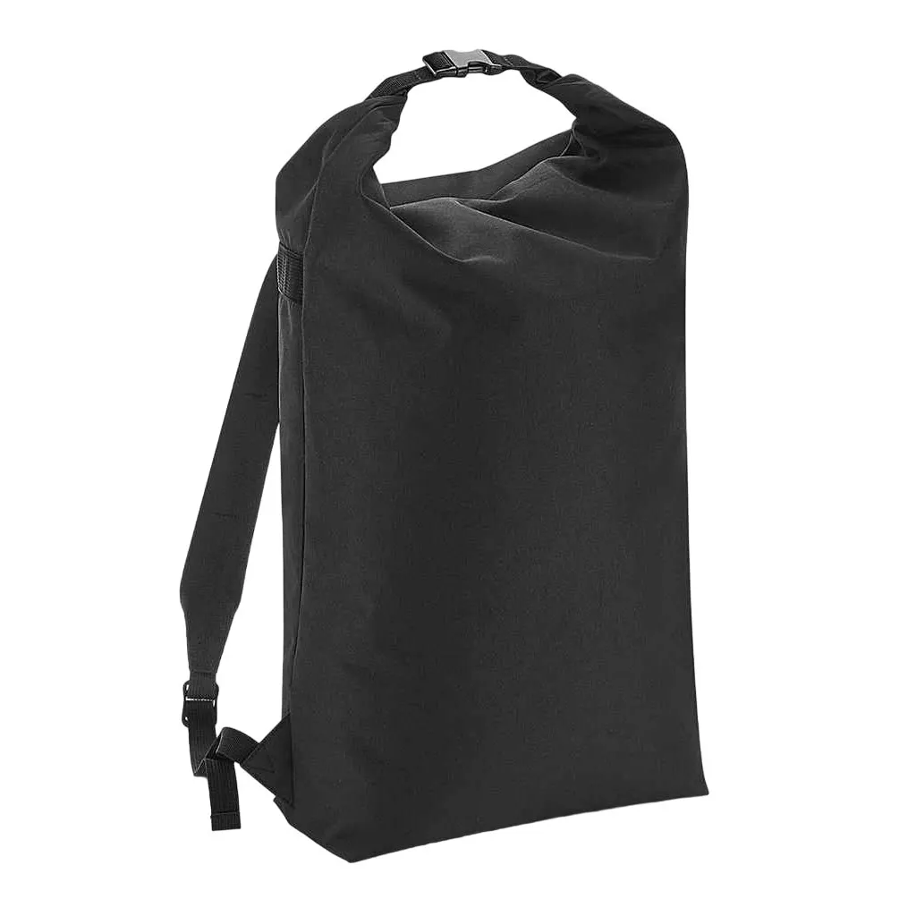 Zaino Bagbase Icon Roll-Top RW9627 Nero - Resistente e Versatile