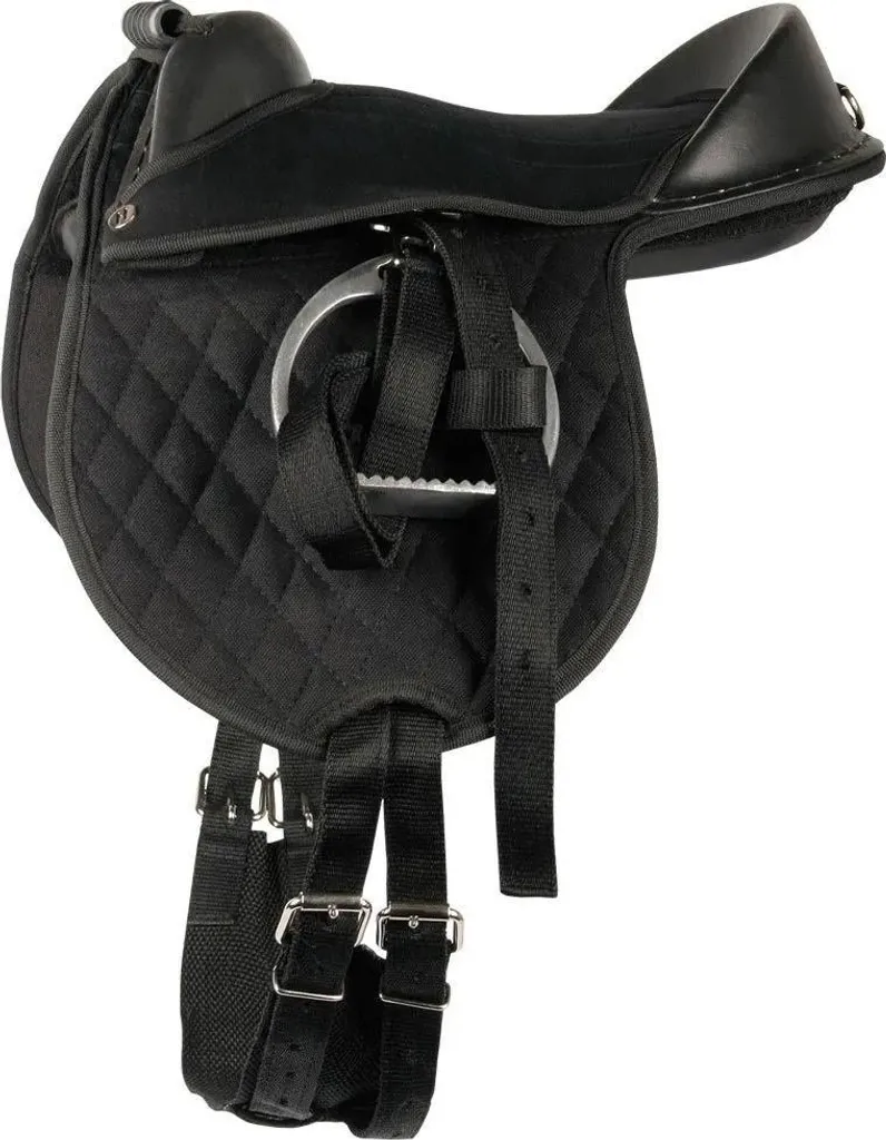 Selle Bambino Harry's Horse Synthétique Noire Légère et Facile d'Entretien