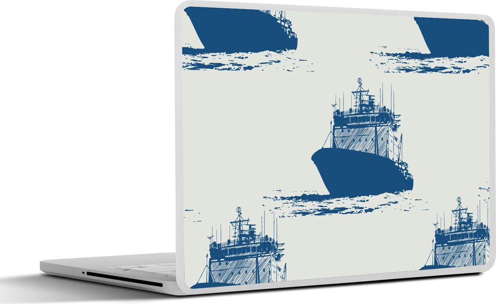 MuchoWow® Laptop Aufkleber Sticker Cover Muster - Wasser - Produktbild 