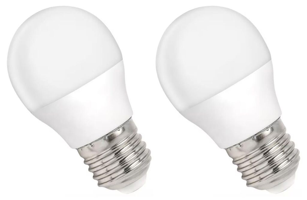 Spectrum LED-Lampe E27 6W - 230V - 540 Lumen - 4000K Neutralweiß - Natürliches Licht - Energieeffizient - 2 Stück