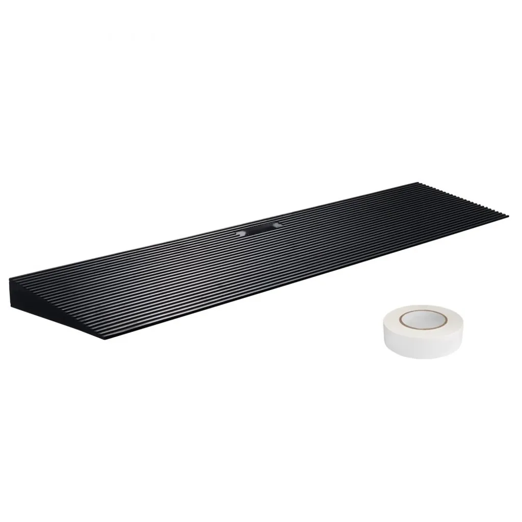 Rampa Design in Gomma 90x20x4 cm | 15T Portata per Soglie e Cordoli