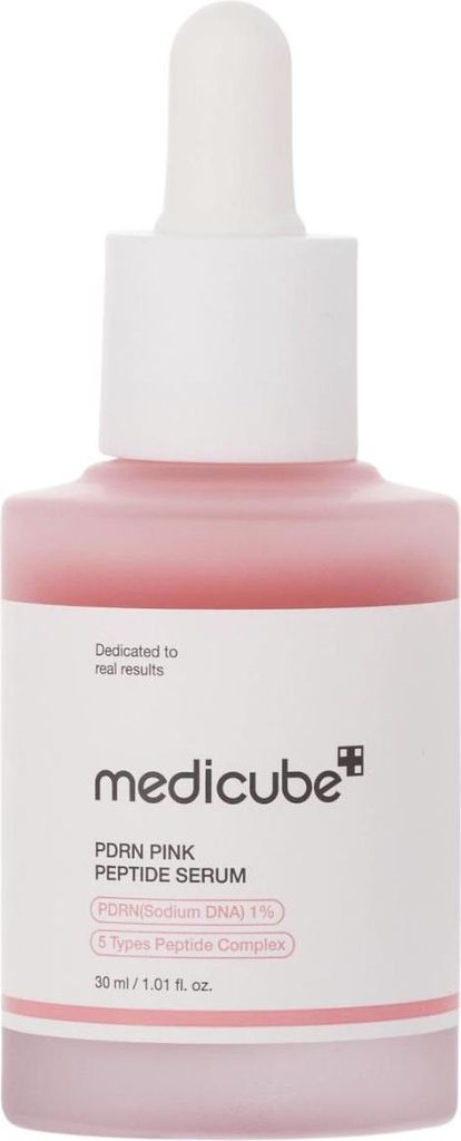 A bottle of Medicube PDRN Pink Peptide Serum.