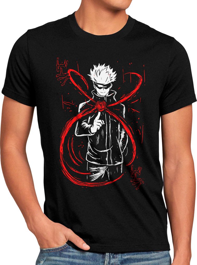 BaumwolleCloud Fly Satoru Herren T-Shirt anime japan manga