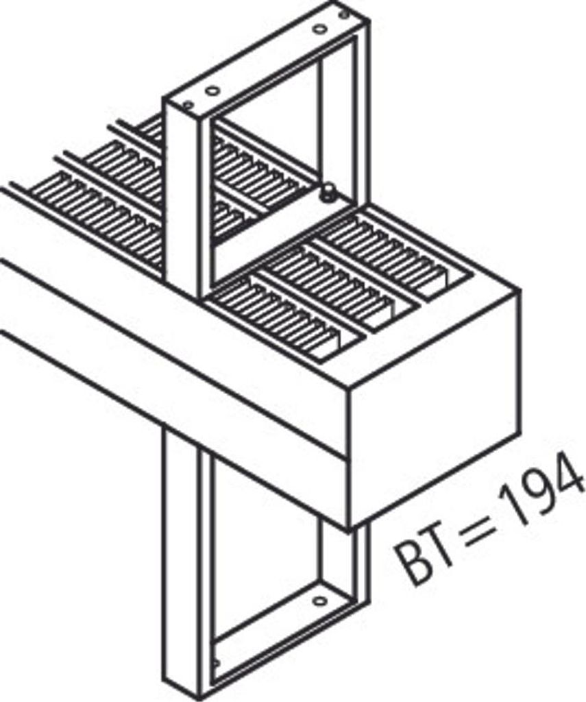 Rahmenhalterung für Konvektor Kermi 192/110 KN43;KS33 ZB00350004