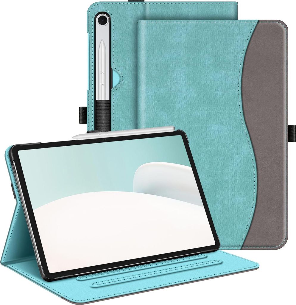 Fintie Hülle für Samsung Galaxy Tab S10 Lite/S10 FE/S9 FE 10.9" & S9 11" Tablet, Multi-Winkel Folio Schutzhülle mit Dokumentenfach und Auto Schl...
