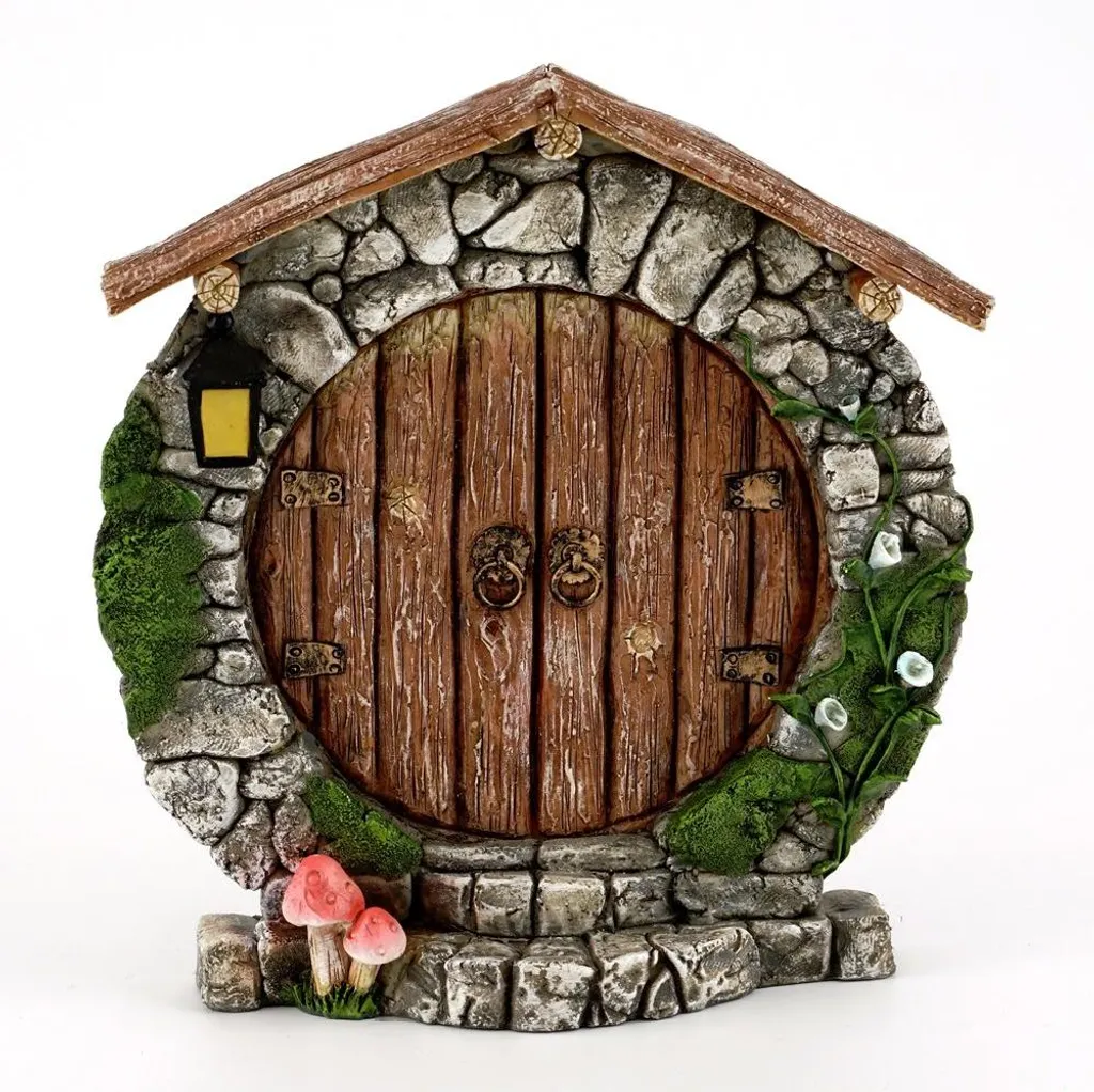 Porte miniature pour jardin féérique et DIY : déco magique 13,3 cm