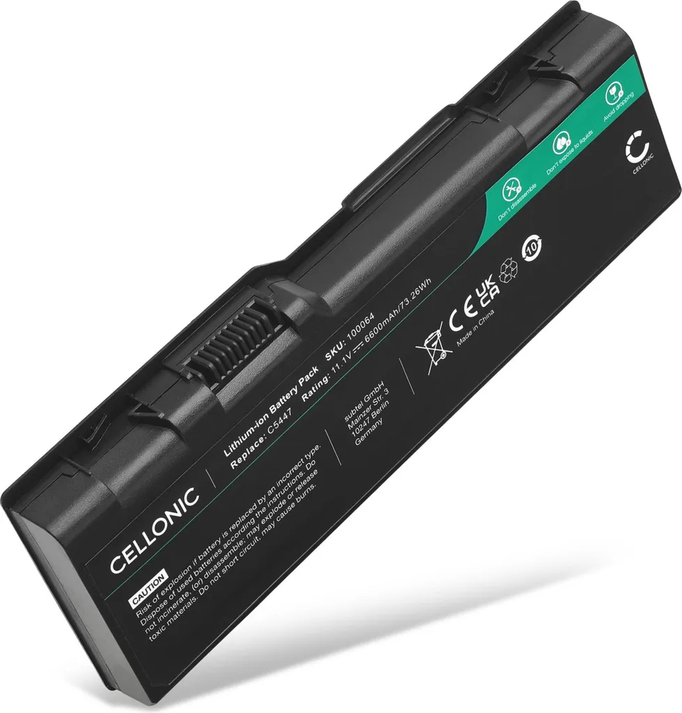 Batteria Nuova Dell Inspiron 9400 M1710 - Energia 6600mAh CELLONIC