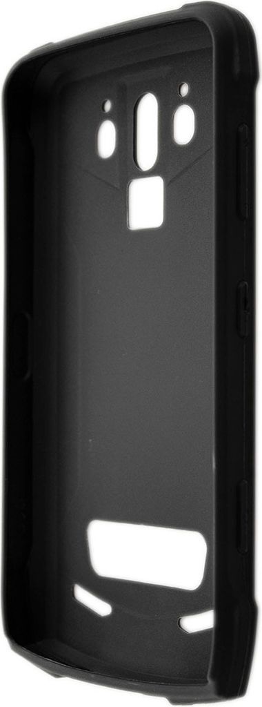 caseroxx Schutz-Hülle TPU-Hülle kompatibel mit Doogee S90, Gummi Handy Tasche schwarz